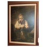Rembrandt Van Rijn "A Girl with A Broom" Print