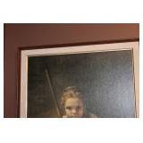 Rembrandt Van Rijn "A Girl with A Broom" Print