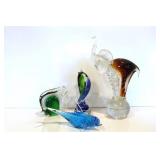 Art Glass Animal Figurines