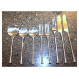 Mid-Century Modern Dansk Jette Flatware Set