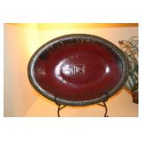 Decorative Platter & Plant