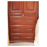 Amish Oak King Storage Bed