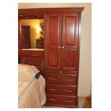 Amish Oak King Storage Bed