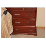 Amish Oak King Storage Bed