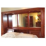 Amish Oak King Storage Bed