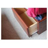 Amish Oak King Storage Bed