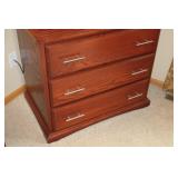 Amish Oak Media Armoire Chest