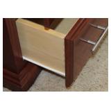 Amish Oak Media Armoire Chest