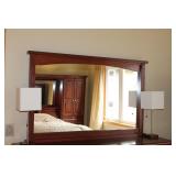 Amish Oak Dresser & Mirror