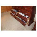 Amish Oak Dresser & Mirror