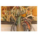 Peacock Vase & Grasses