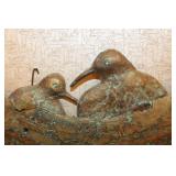 Mother and Baby Bird Nest Wall Decor