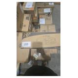 MOKSILED 20 in. Black Indoor Dimmable LED Modern 6-Wind Speeds Low Profile Ceiling Fan with Lights and Remote, Bedroom