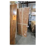 Krosswood Doors 30in. x80in. 1-Lite Right-Hand Clear Glass MDF Primed Single Assembly Required Interior Door Kit w/ Quick Assemble Jamb