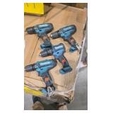 (4) Makita Drills