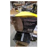 Hampton Bay Myles 3-Light Island Pendant Light Brushed Nickel Finish Clear Glass Shades