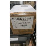 ALOADECOR 1-Light W5in Modern Famhouse Pendant Light Single Natural Travetine Stone Shade Coastal Cylinder Hanging Light for Bedroom and Kitchen Island