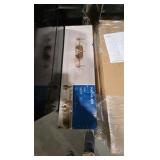 KICHLER Erta 24 in. 3-Light Champagne Bronze Bathroom Vanity Light with Clear Glass Shades