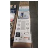 Andersen LuminAire for Sliding Patio Doors 72 in. x 80 in. Universal White Aluminum Gliding Retractable Screen Door