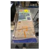 Keter Cortina Alto 2.4 ft. W x 4.5 ft. D Durable Resin Plastic Storage Shed with Flooring Grey (10.8 sq. ft.)