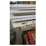 huge assorted lot of glass shower doors and tracks