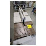 6 pc patio seating set