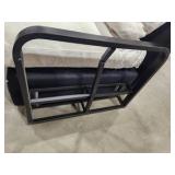 9 ft Cream colored Couch with foot rest