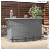 Backyard Oasis Resin Plastic Outdoor Bar