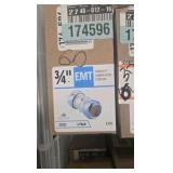 pallet of conduit fittings