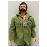 1964 Vintage Talking Adventure Team Commander W/Kung-Fu Grip (Voice Box Mumbles)