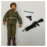 1994 30th Anniversary 1964-1994 12" GI Joe "A Real American Hero" Action Figure With Stand (Complete No Box)