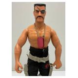 Pre-Owned 1992 12" GI Joe Hall Of Fame (Major Blood) Action Figure (With Original Box) Chest Plate Missing