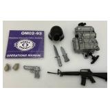 Pre-Owned 1992 12" GI Joe Hall Of Fame (Major Blood) Action Figure (With Original Box) Chest Plate Missing