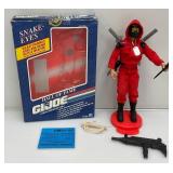 Pre-Owned 1992 12" GI Joe Hall Of Fame (Snake Eyes) Action Figure (With Original Box) Seems Complete