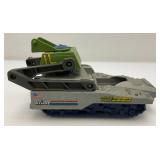 1985 GI Joe Cobra Night Landing Boat And 1988 GI Joe Battle Force 2000 Pulverizer (Both Missing Some Pieces)