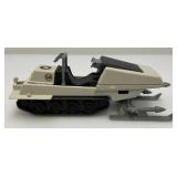 1983 G I Joe Polar Battle Bear Skimobile (Complete But Ski Mount Pegs Broke)