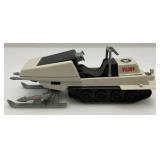 1983 G I Joe Polar Battle Bear Skimobile (Complete But Ski Mount Pegs Broke)
