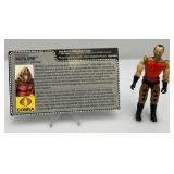1990 GI Joe (OVERLORD) Dictator Driver Action Figure With File Card