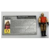 1990 GI Joe (OVERLORD) Dictator Driver Action Figure With File Card