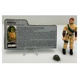 1990 GI Joe (AMBUSH) Action Figure With File Card