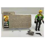 1987 GI Joe (PSYCHE-OUT) Action Figure With File Card And More (Almost Complete)