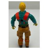 1989 GI Joe (DOWNTOWN) Mortar Man Action Figure With File Card And More (Almost Complete)