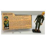 19983 GI Joe (SHORT FUZE) Straight Arm Action Figure With File Card And More