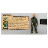 19983 GI Joe (SHORT FUZE) Straight Arm Action Figure With File Card And More