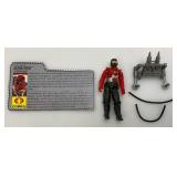 1988 GI Joe (ASTRO VIPER" Cobranaut Action Figure With File Card And More (Almost Complete)