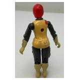 1982 GI Joe (Scarlett) STRAIGHT ARM Action Figure With File Card