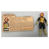 1982 GI Joe (Scarlett) STRAIGHT ARM Action Figure With File Card