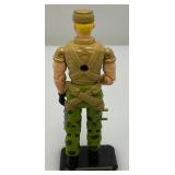 1984 GI Joe (ROCK & ROLL) Gatling Gunner Action Figure With File Card And More (Almost Complete)