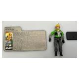 1987 GI Joe (PSYCHE-OUT) Action Figure With File Card