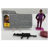 1990 GI Joe (S.A.W. Viper) Action Figure With File Card And More (Complete)